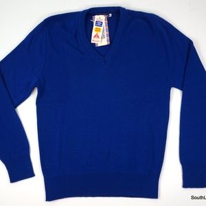VTG NWT Buckingham V Neck Knit Sweater Monsanto
